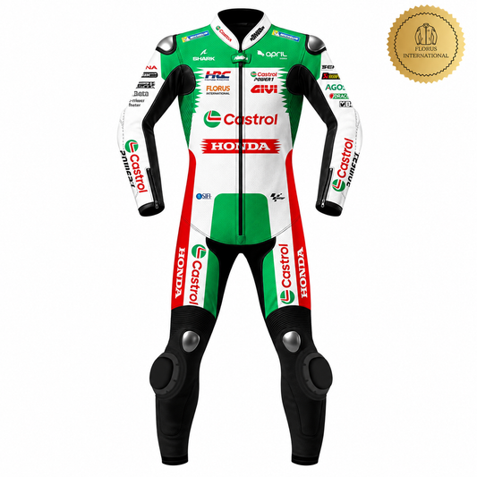 Honda Johann Zarco Motorbike Leather Racing Suit