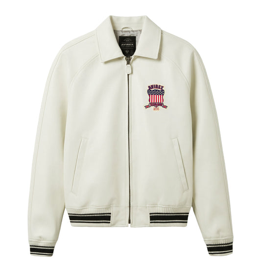WHITE AVIREX JACKET
