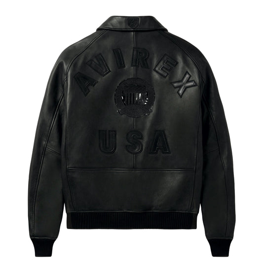 ALL BLACK AVIREX JACKET