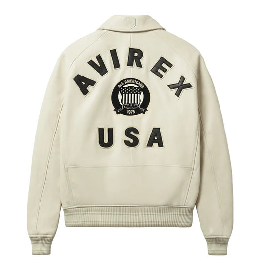 WHITE AVIREX JACKET