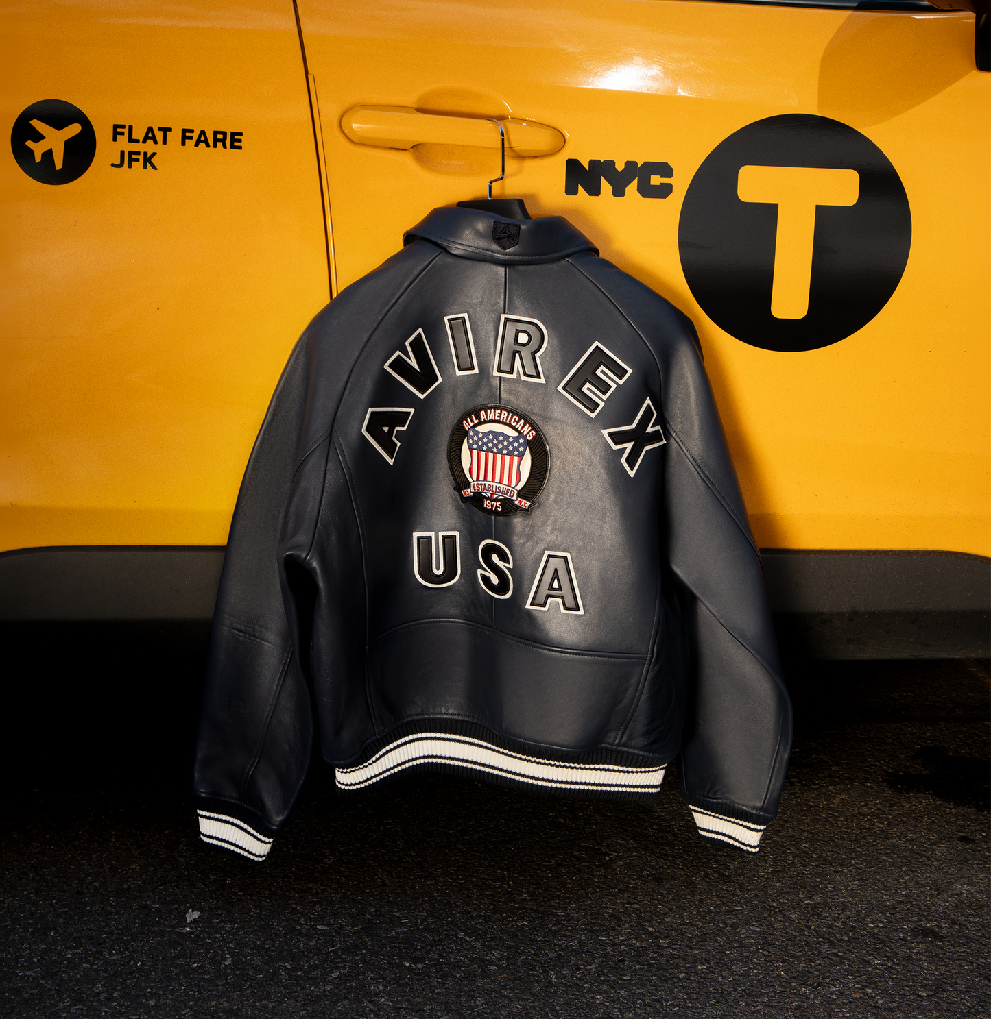 BLACK AVIREX JACKET
