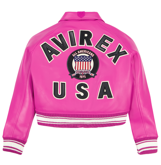 CROPPED PINK AVIREX JACKET