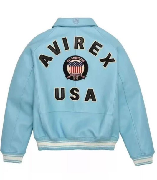 SKY BLUE AVIREX JACKET