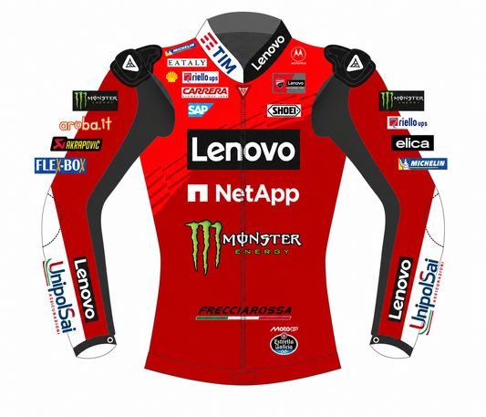 Ducati Lenovo Motorbike Leather Jacket