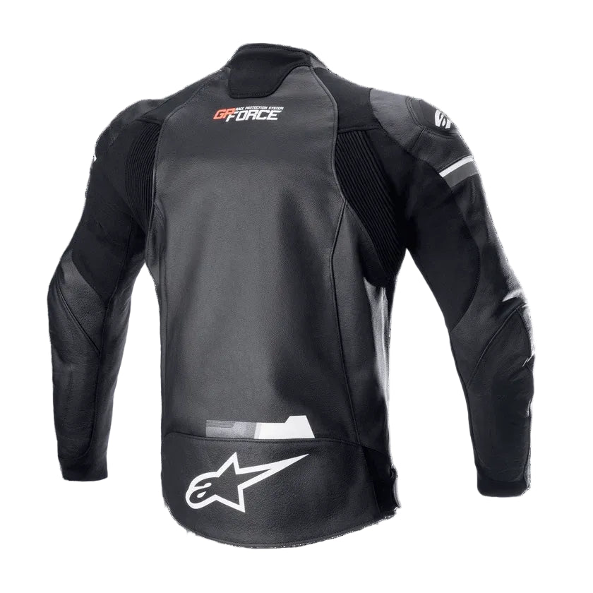 GP White & Black Force Leather Jacket