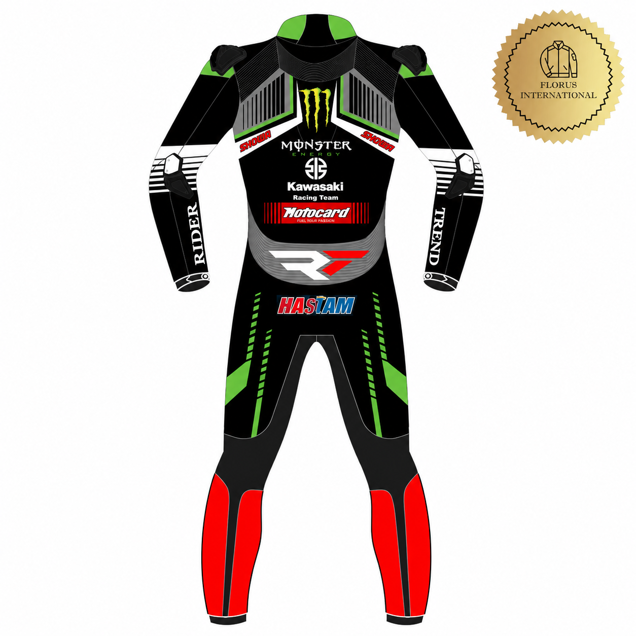 Kawasaki Motorbike Leather Racing Suit