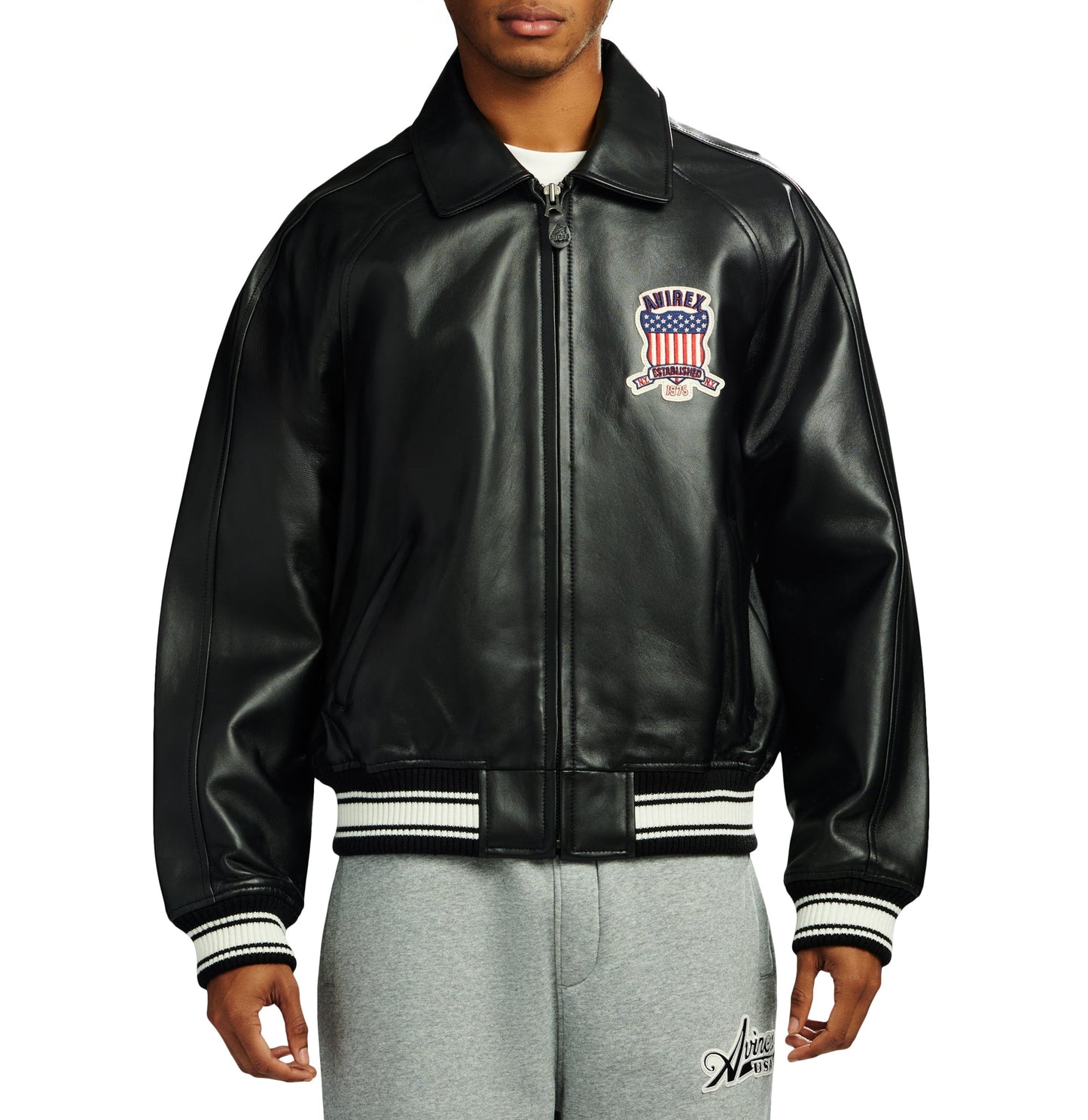 BLACK AVIREX JACKET