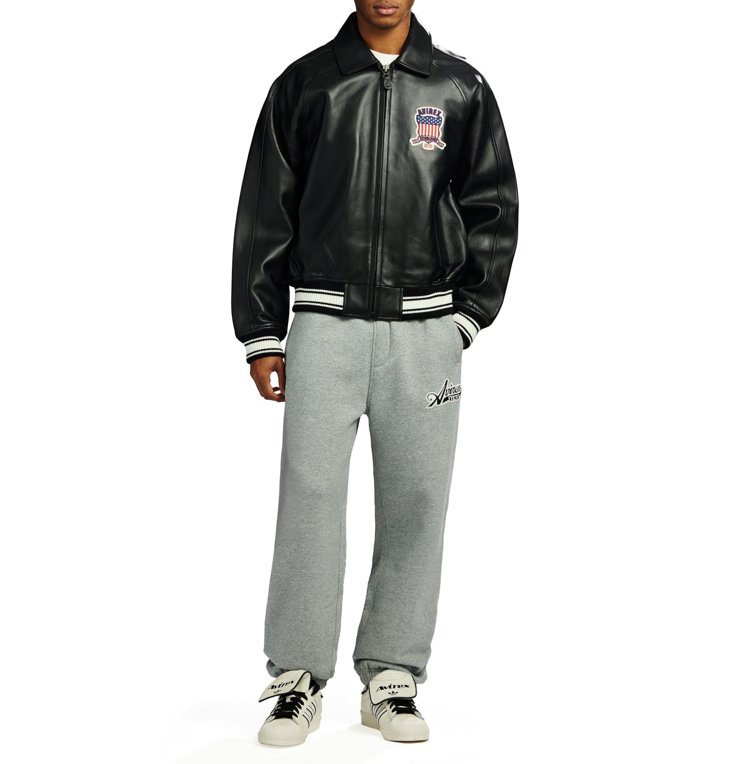 BLACK AVIREX JACKET