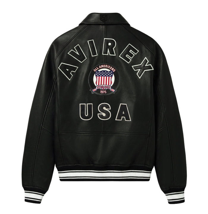 BLACK AVIREX JACKET