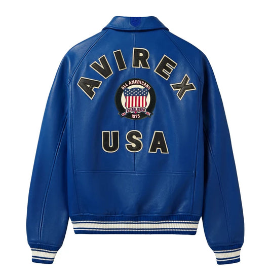 BLUE AVIREX JACKET