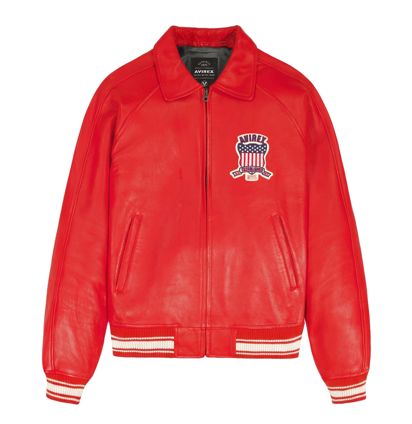 RED AVIREX JACKET