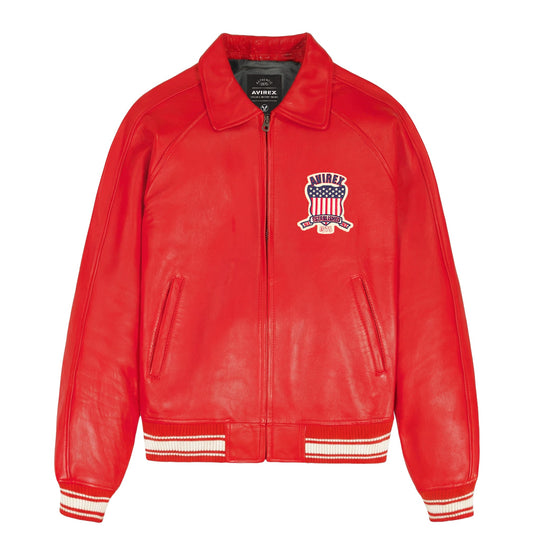 RED AVIREX JACKET