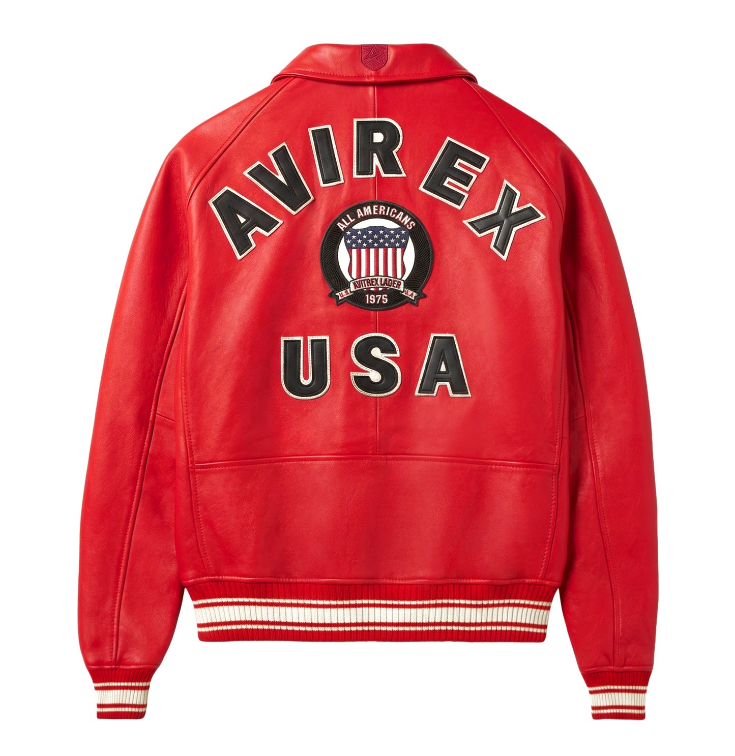 RED AVIREX JACKET
