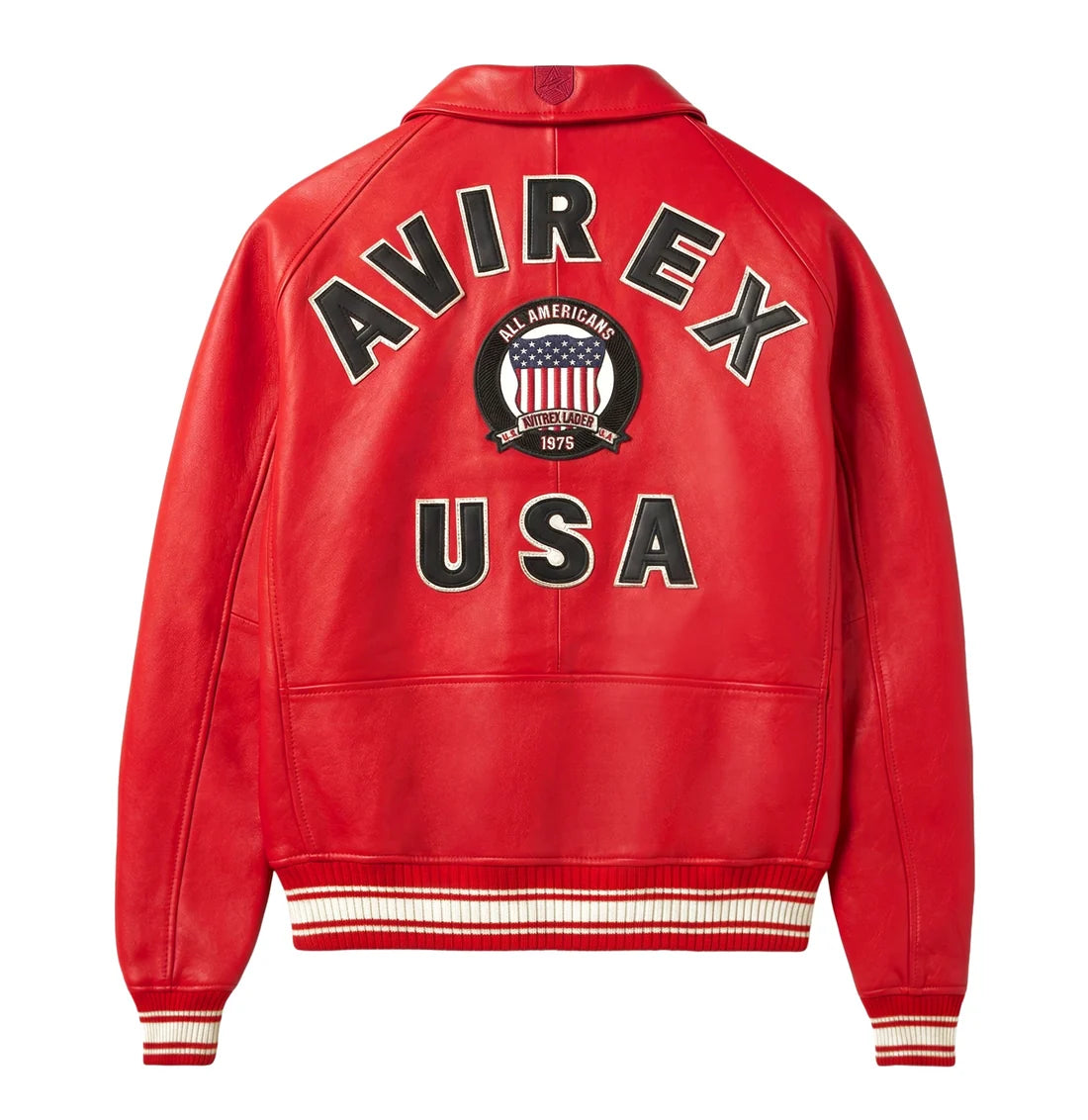 RED AVIREX JACKET