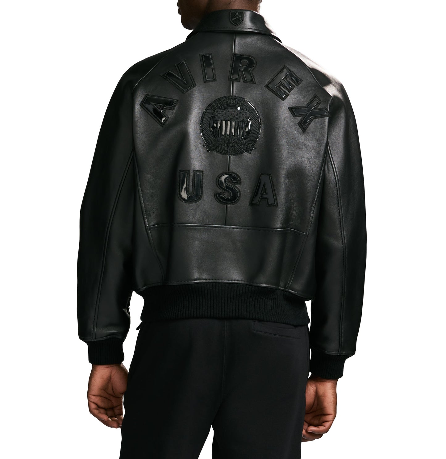 ALL BLACK AVIREX JACKET