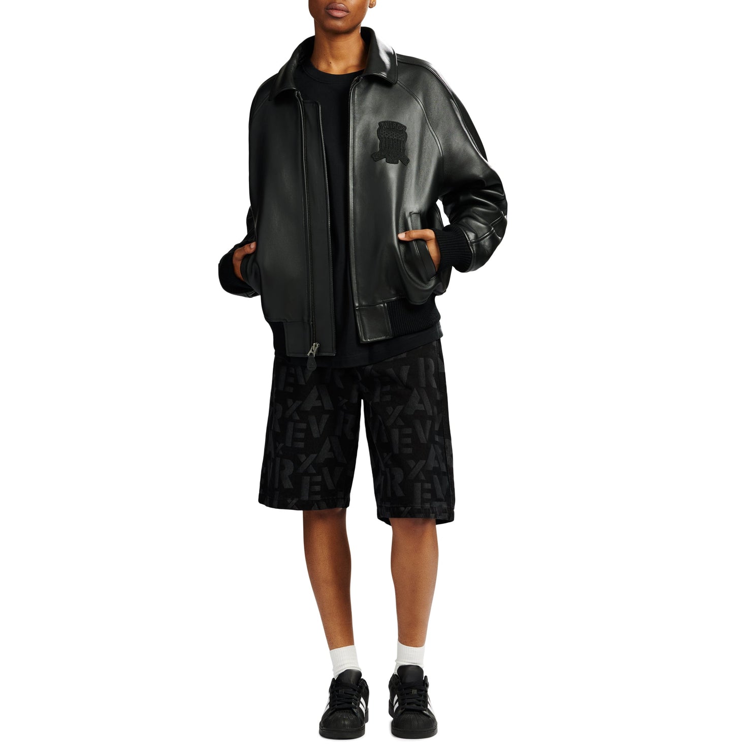ALL BLACK AVIREX JACKET