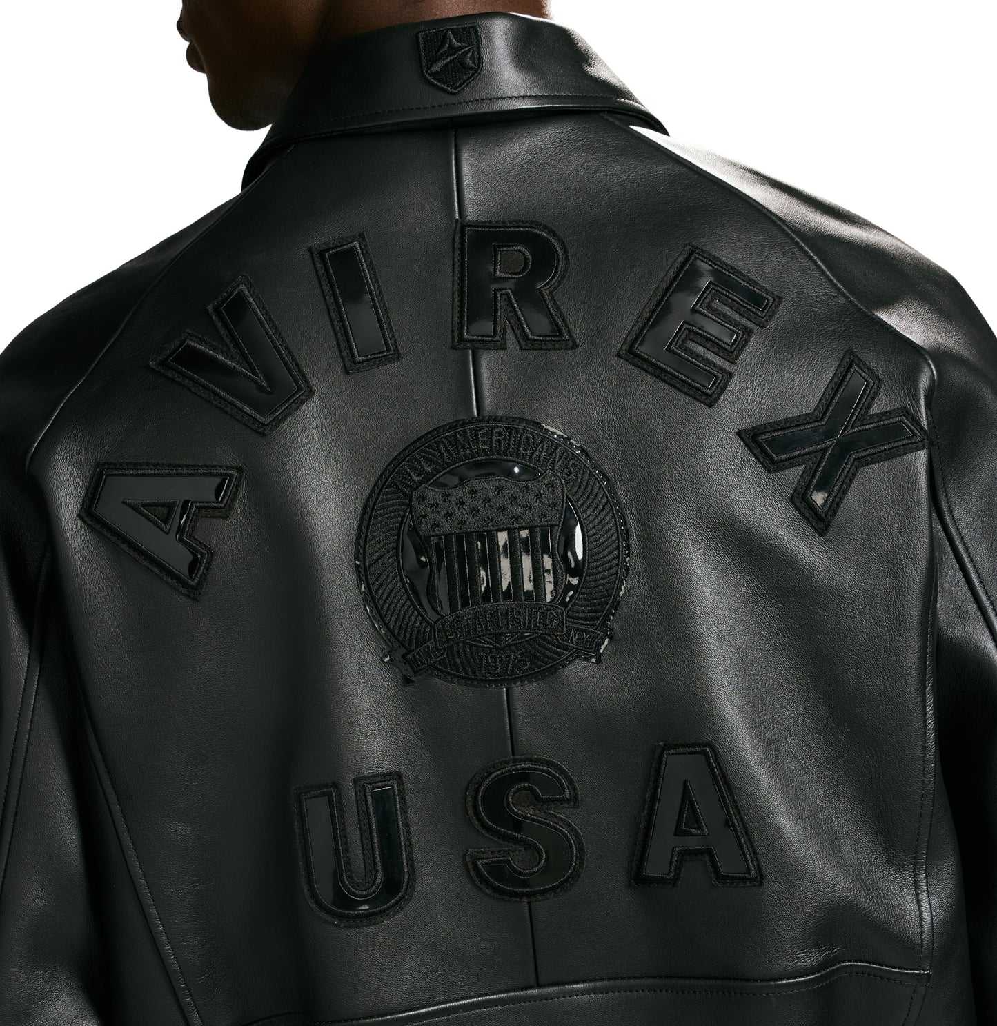 ALL BLACK AVIREX JACKET
