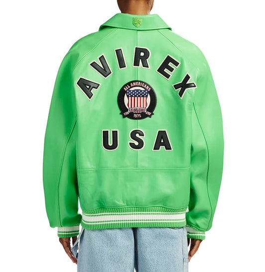 GREEN AVIREX JACKET