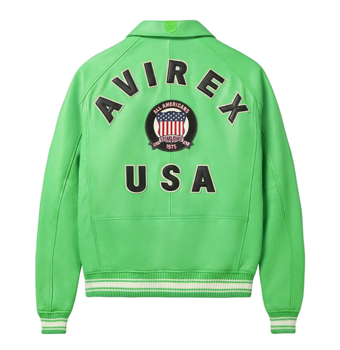 GREEN AVIREX JACKET