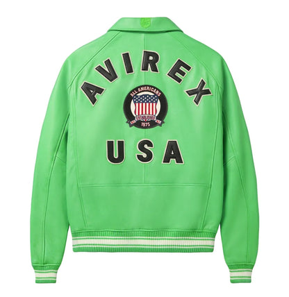 GREEN AVIREX JACKET