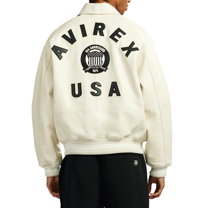 WHITE AVIREX JACKET