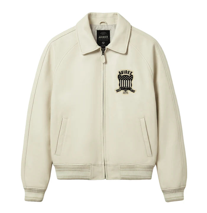 WHITE AVIREX JACKET