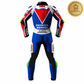 Honda Respol blue Motorbike Leather Racing Suit