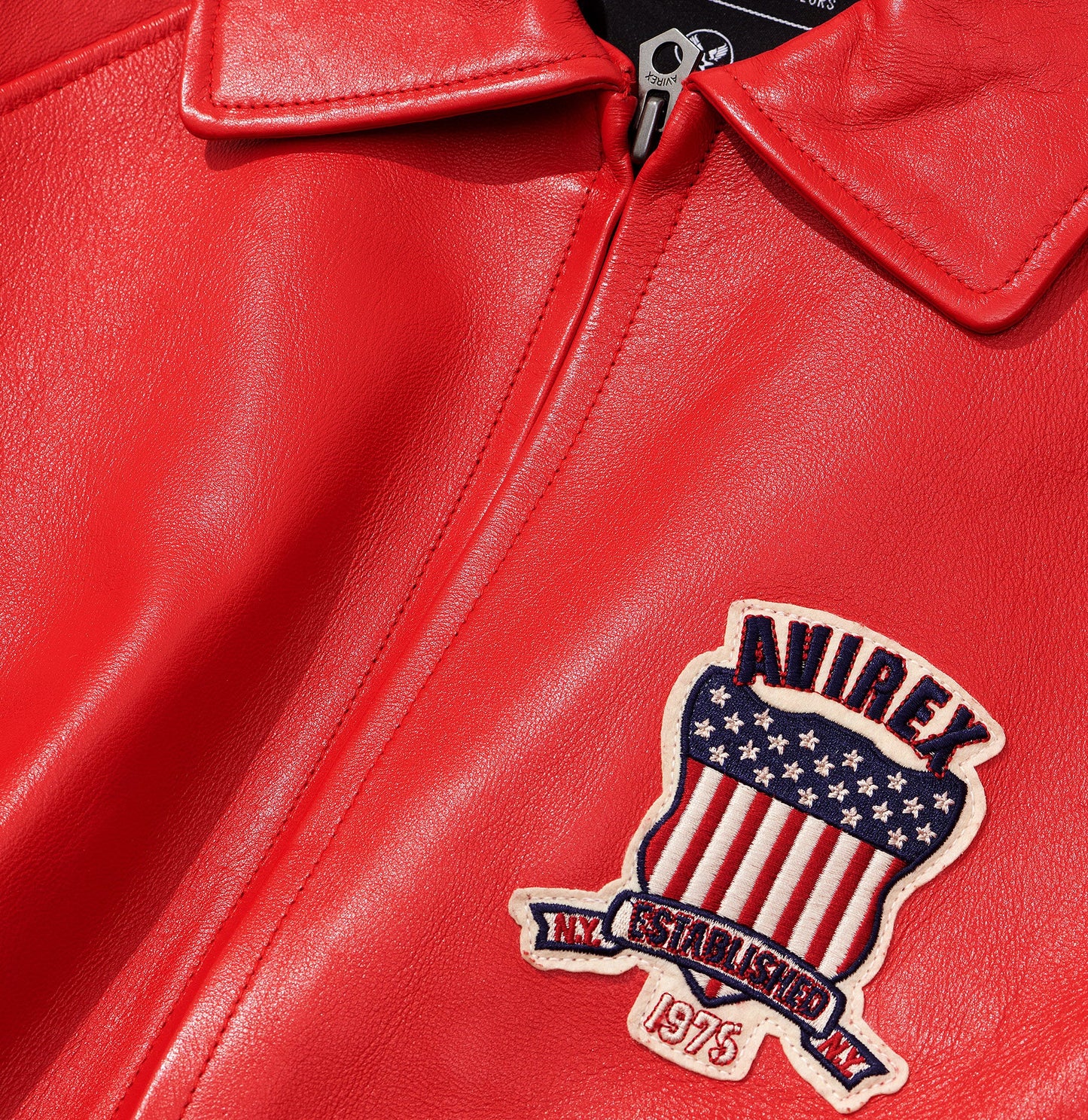RED AVIREX JACKET