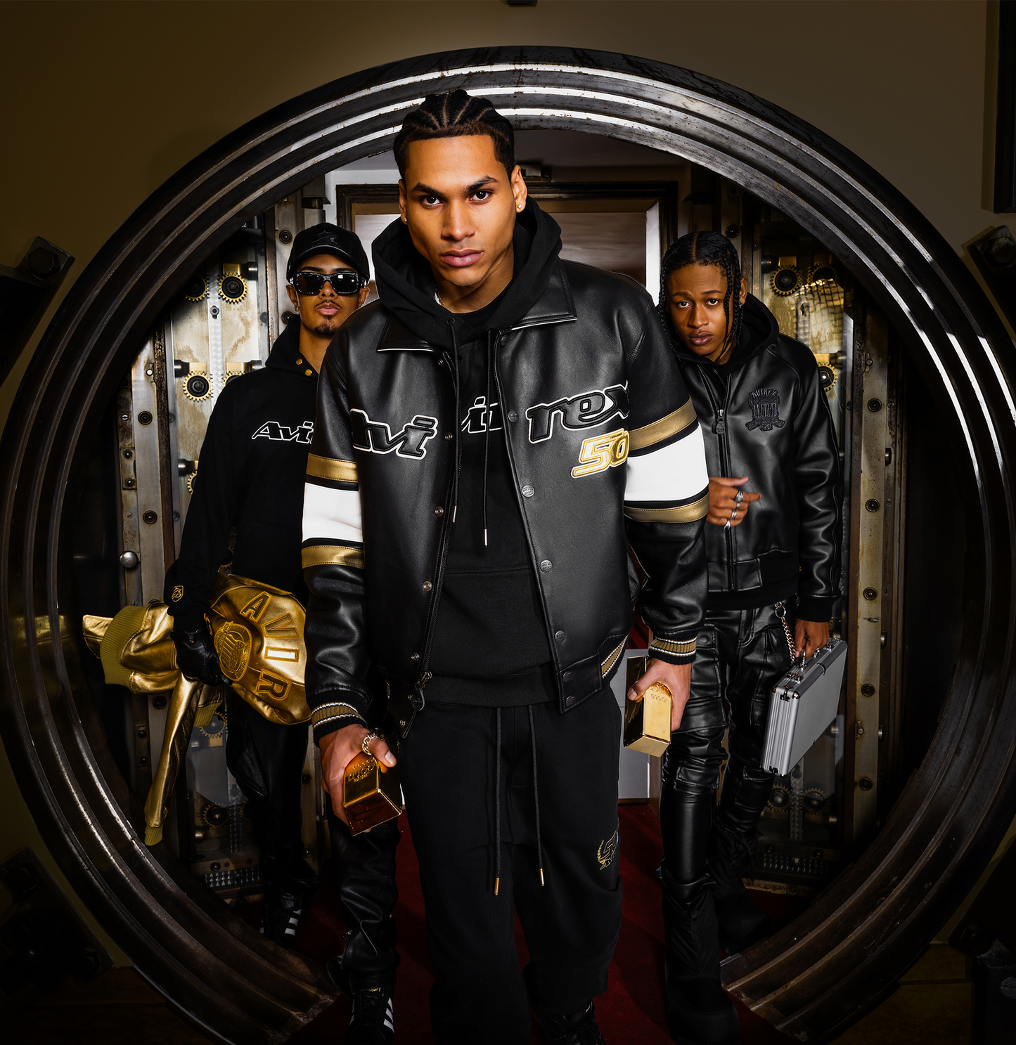 ALL BLACK AVIREX JACKET