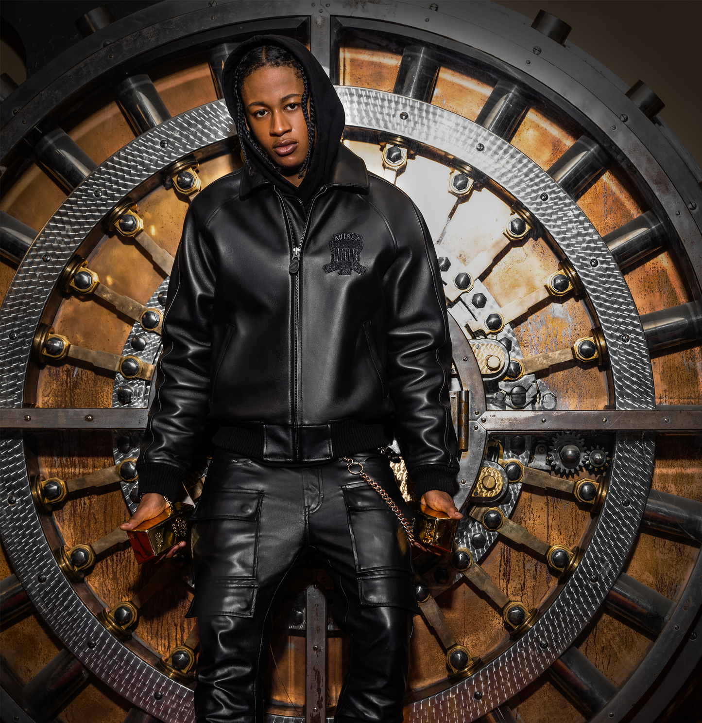 ALL BLACK AVIREX JACKET