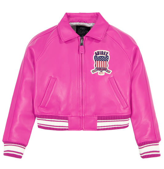 CROPPED PINK AVIREX JACKET