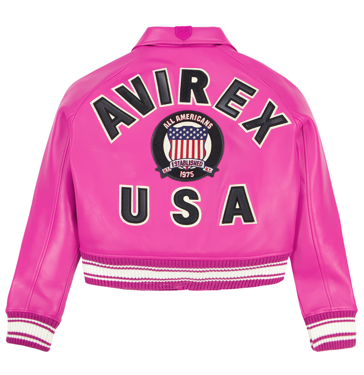 CROPPED PINK AVIREX JACKET