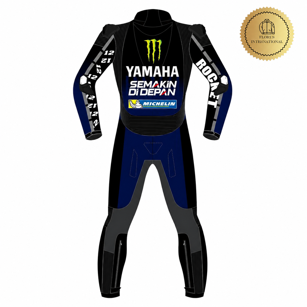 Fabio Quartararo Yamaha  Leather Racing Suit  – Motorcycle Race Suit
