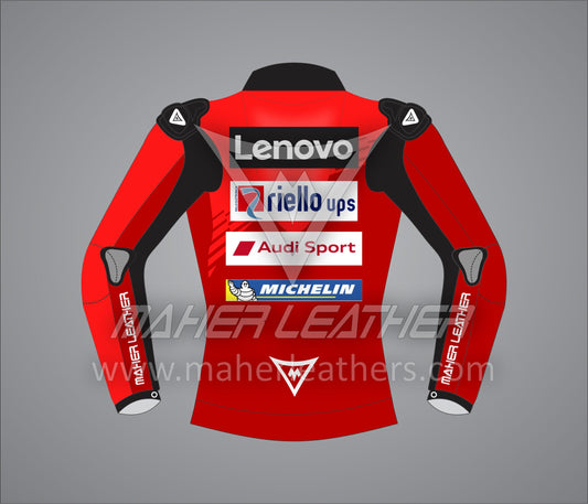Francesco Bagnaia Ducati MotoGP Leather Jacket 2025