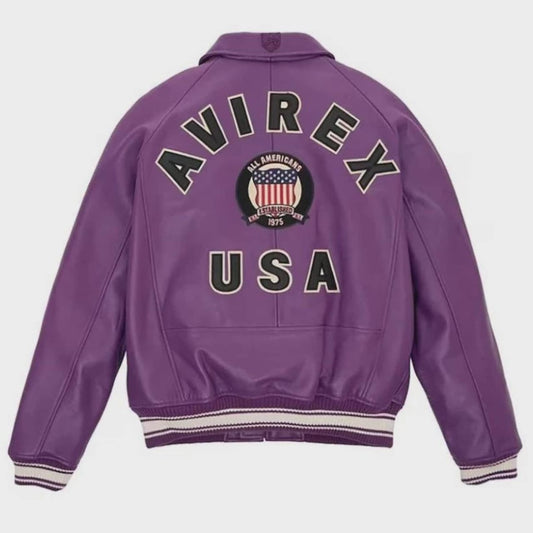 PURPLE AVIREX JACKET
