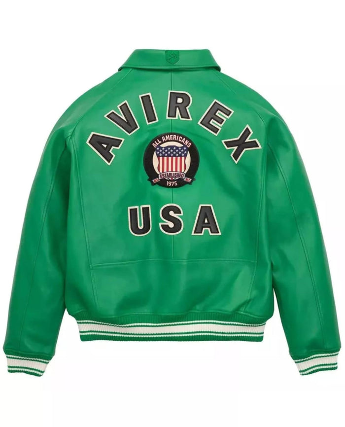 GREEN AVIREX JACKET