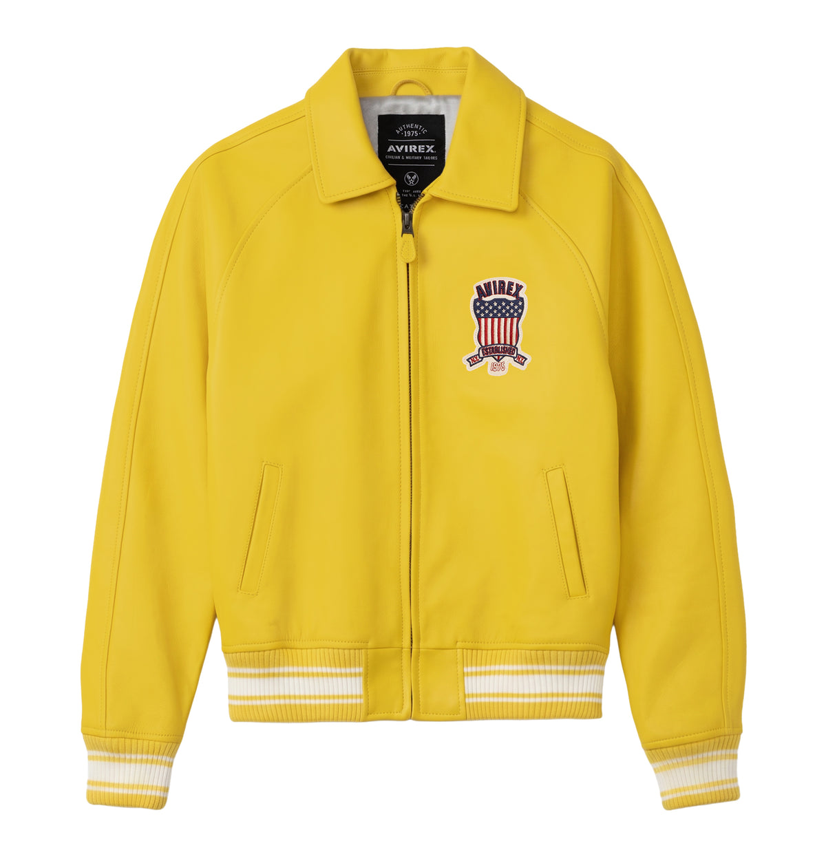 YELLOW AVIREX JACKET