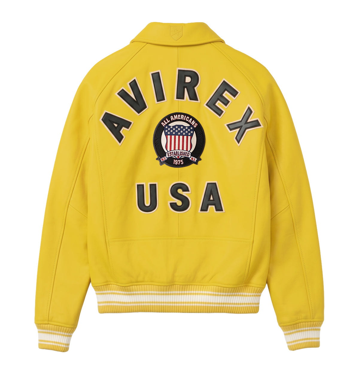 YELLOW AVIREX JACKET