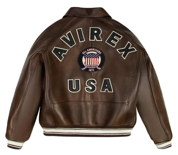 BROWN AVIREX JACKET