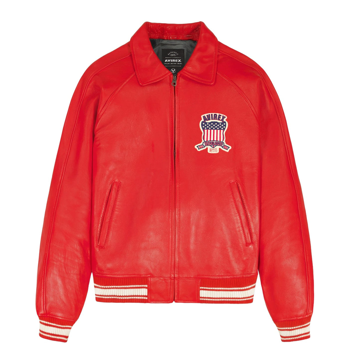 RED AVIREX JACKET