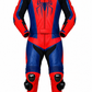 Spiderman Leather Racing Suit  – Motorcycle Race Suit