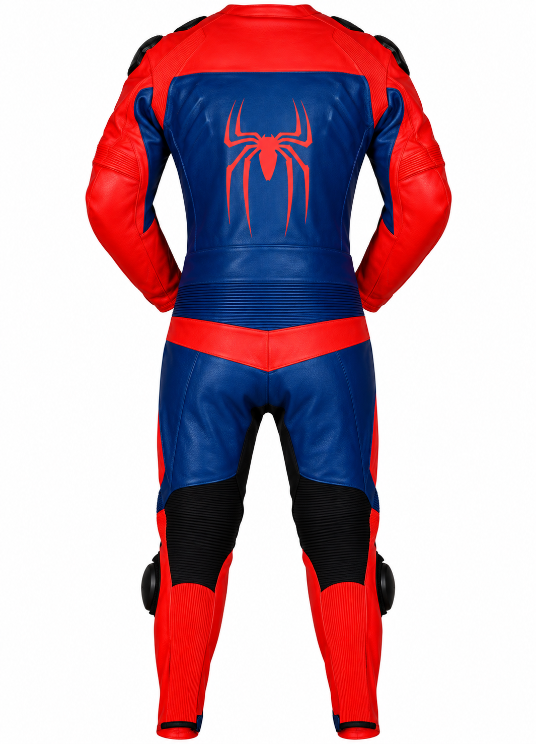 Spiderman Leather Racing Suit  – Motorcycle Race Suit