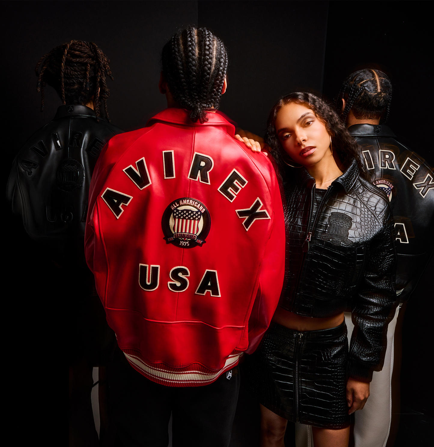 BLACK AVIREX JACKET