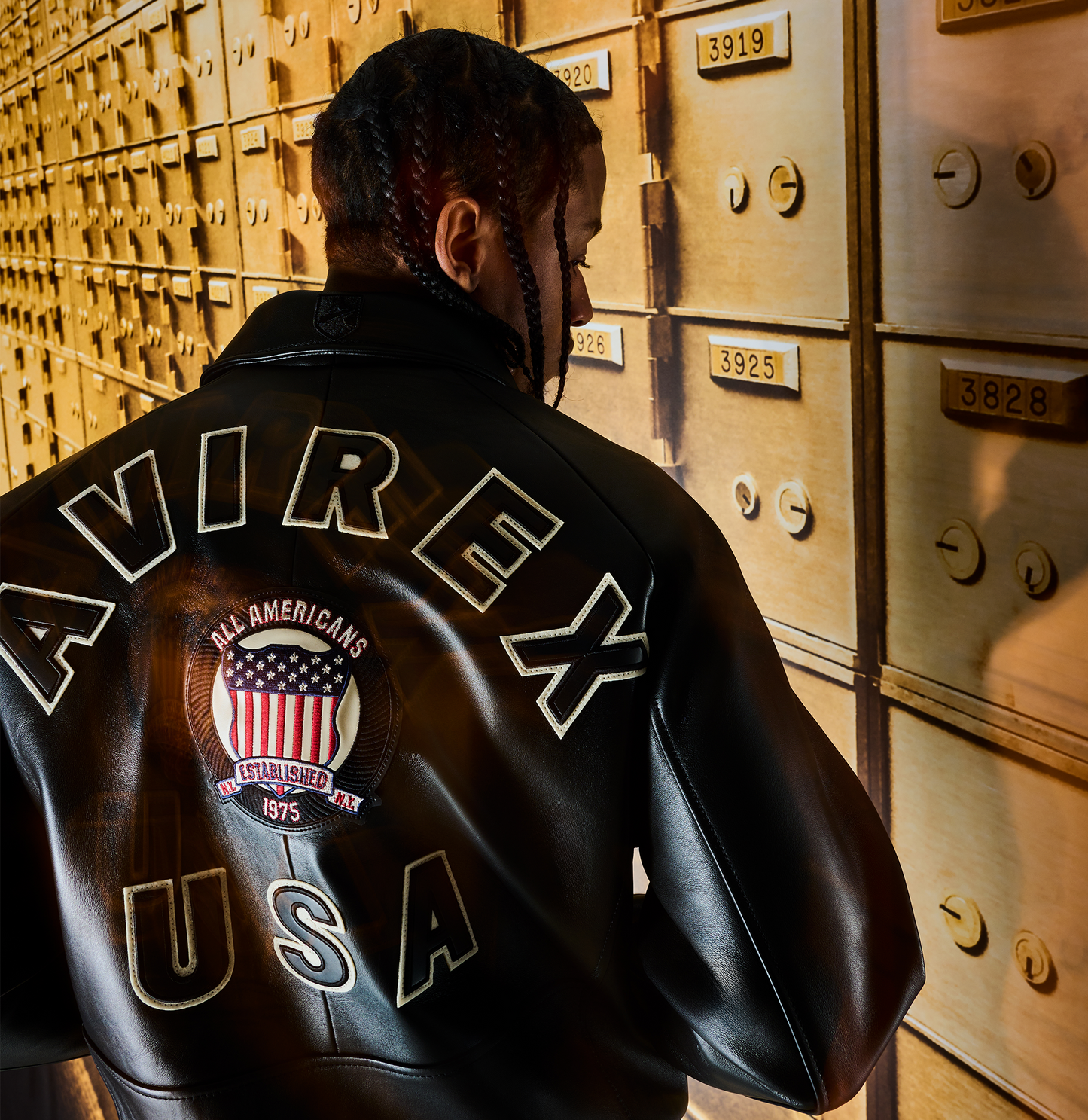 BLACK AVIREX JACKET