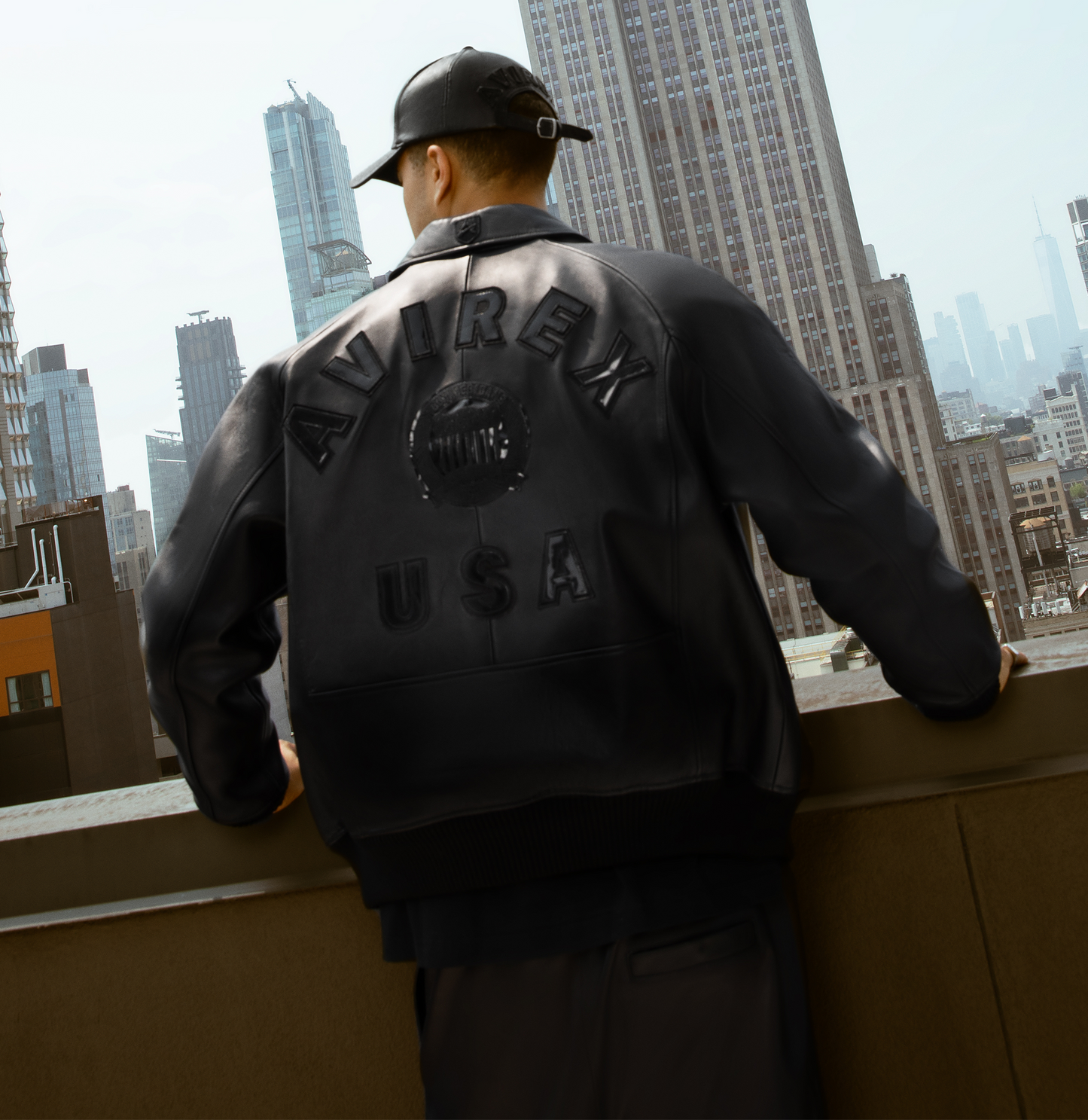 ALL BLACK AVIREX JACKET