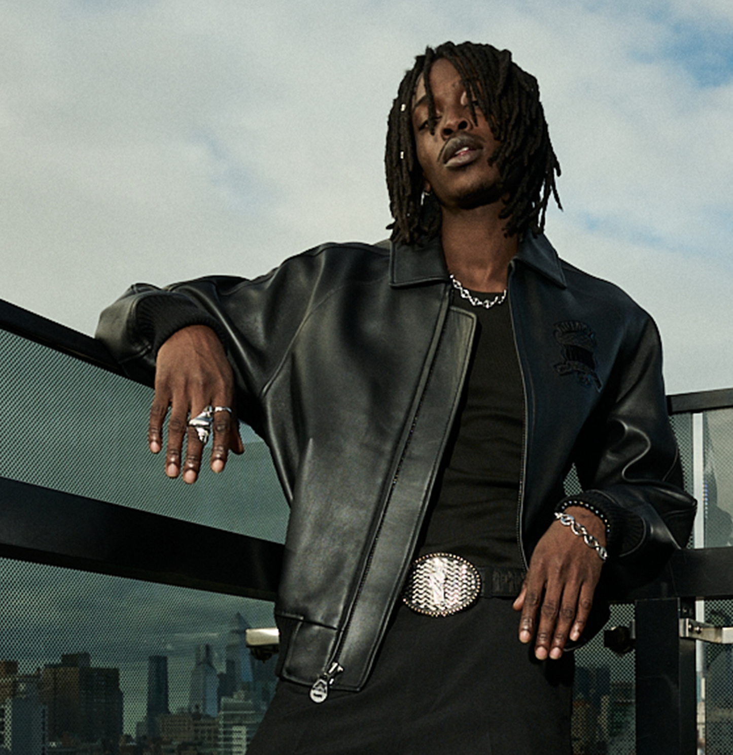 ALL BLACK AVIREX JACKET
