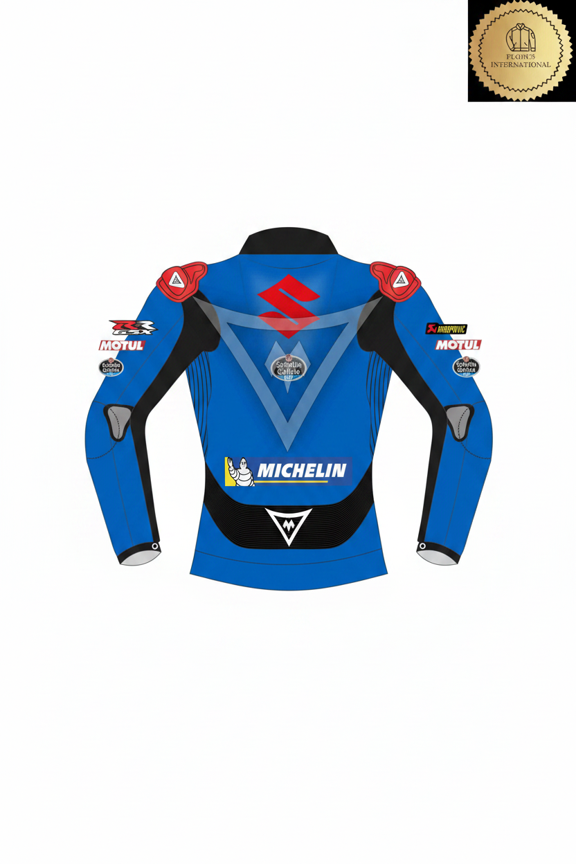 Alex Rins Suzuki Jacket Back - Clean