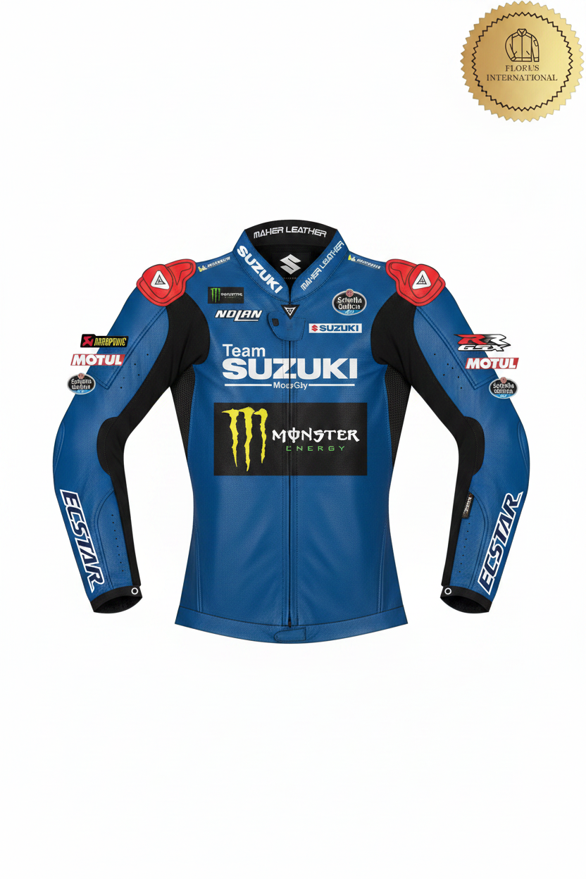 Alex Rins Suzuki Jacket Front - Clean