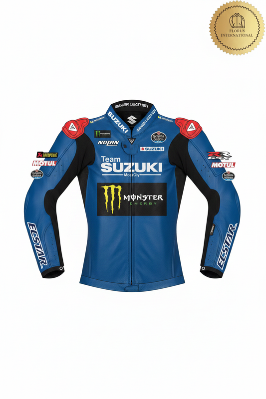 Alex Rins Suzuki Jacket Front - Clean