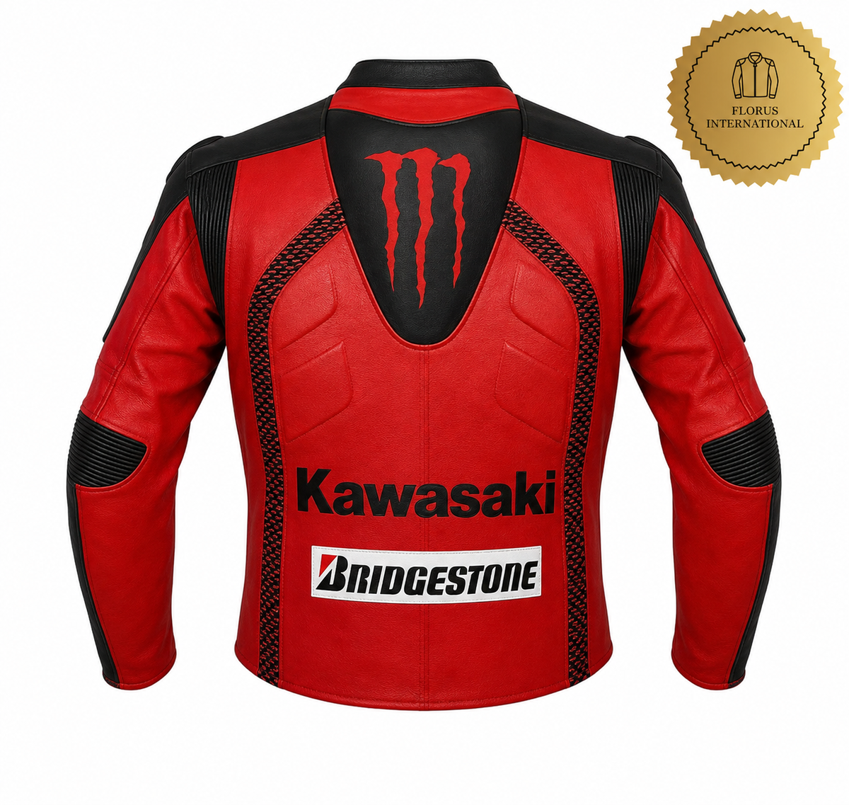 Kawasaki  Racing Team Leather Motorbike Jacket